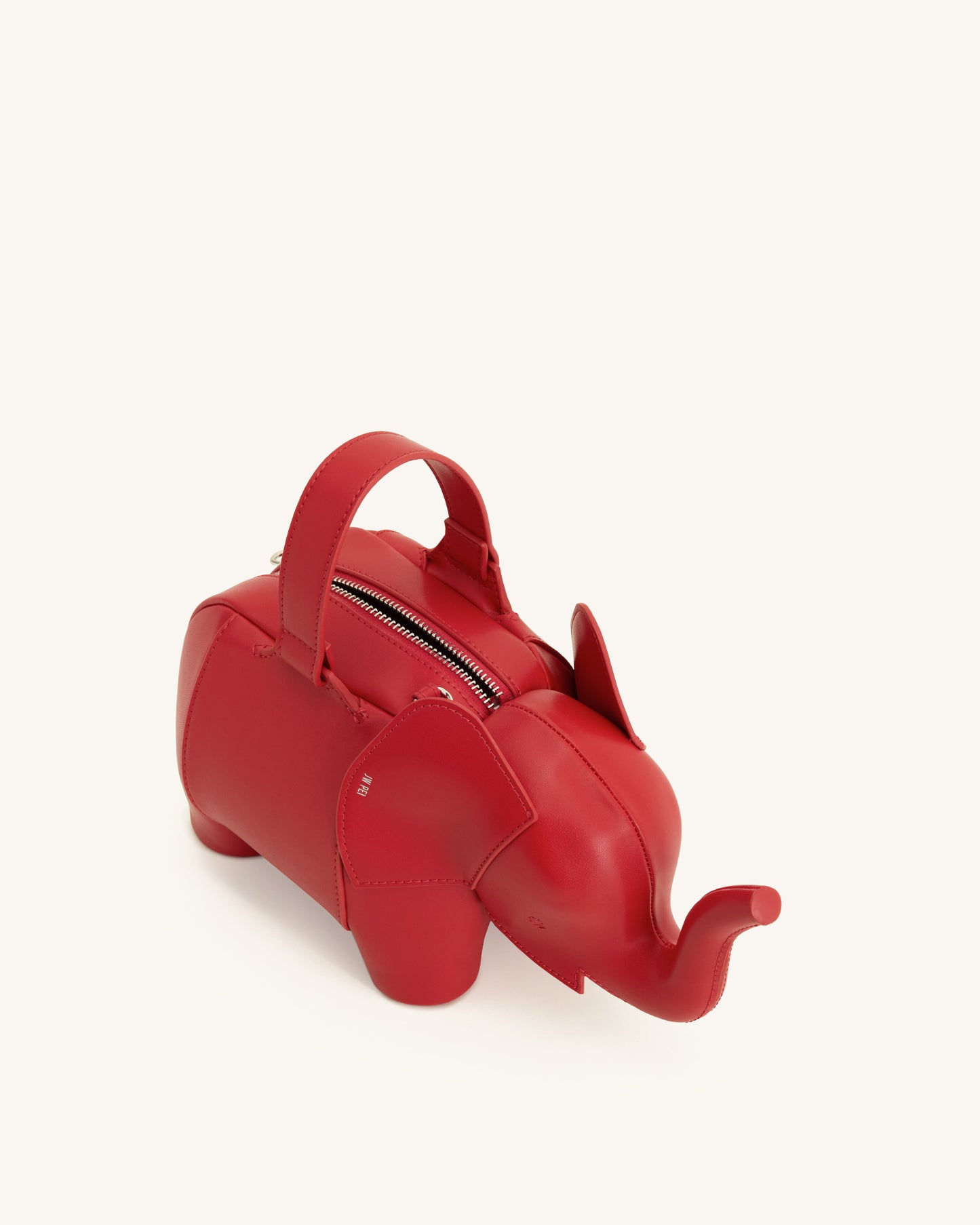 Claire Elephant Shaped Handbag - Red