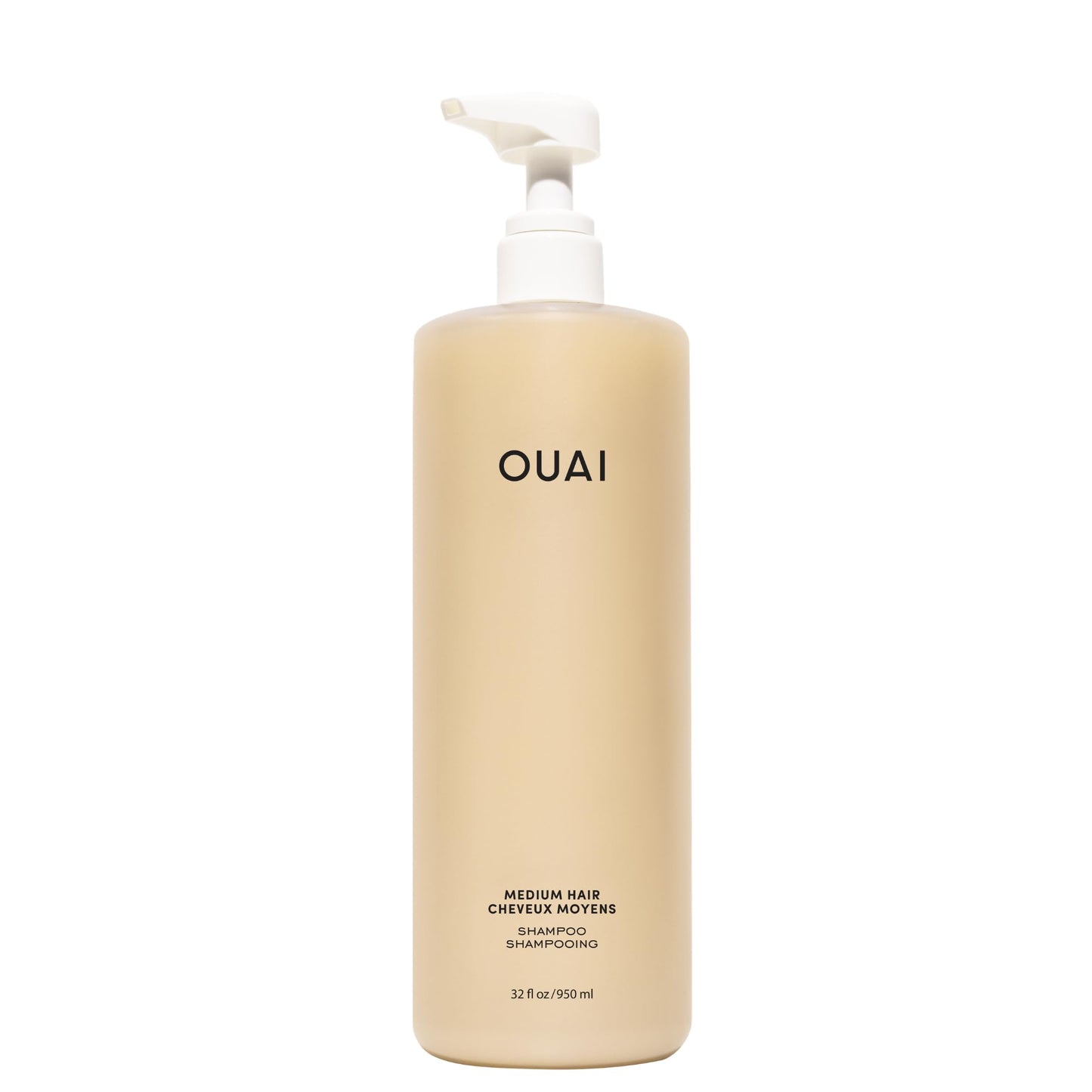 OUAI Medium Hair Shampoo - Liter Size (32 Fl Oz)