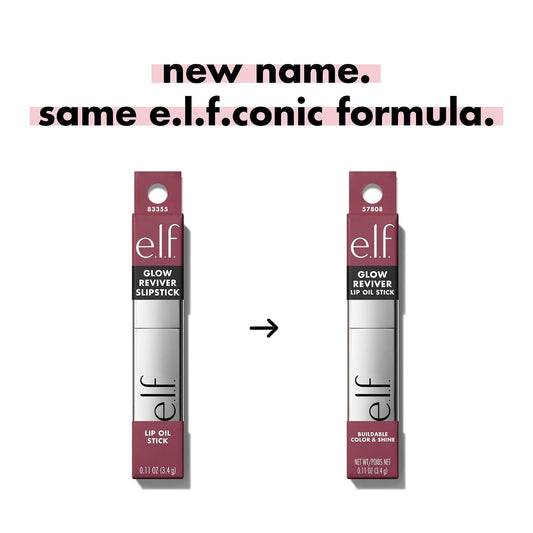 e.l.f. Glow Reviver Lip Oil Stick, Jam Packed