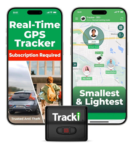 Rastreador Gps Tracki 4g Lte Gsm Wifi Com Mensalidade