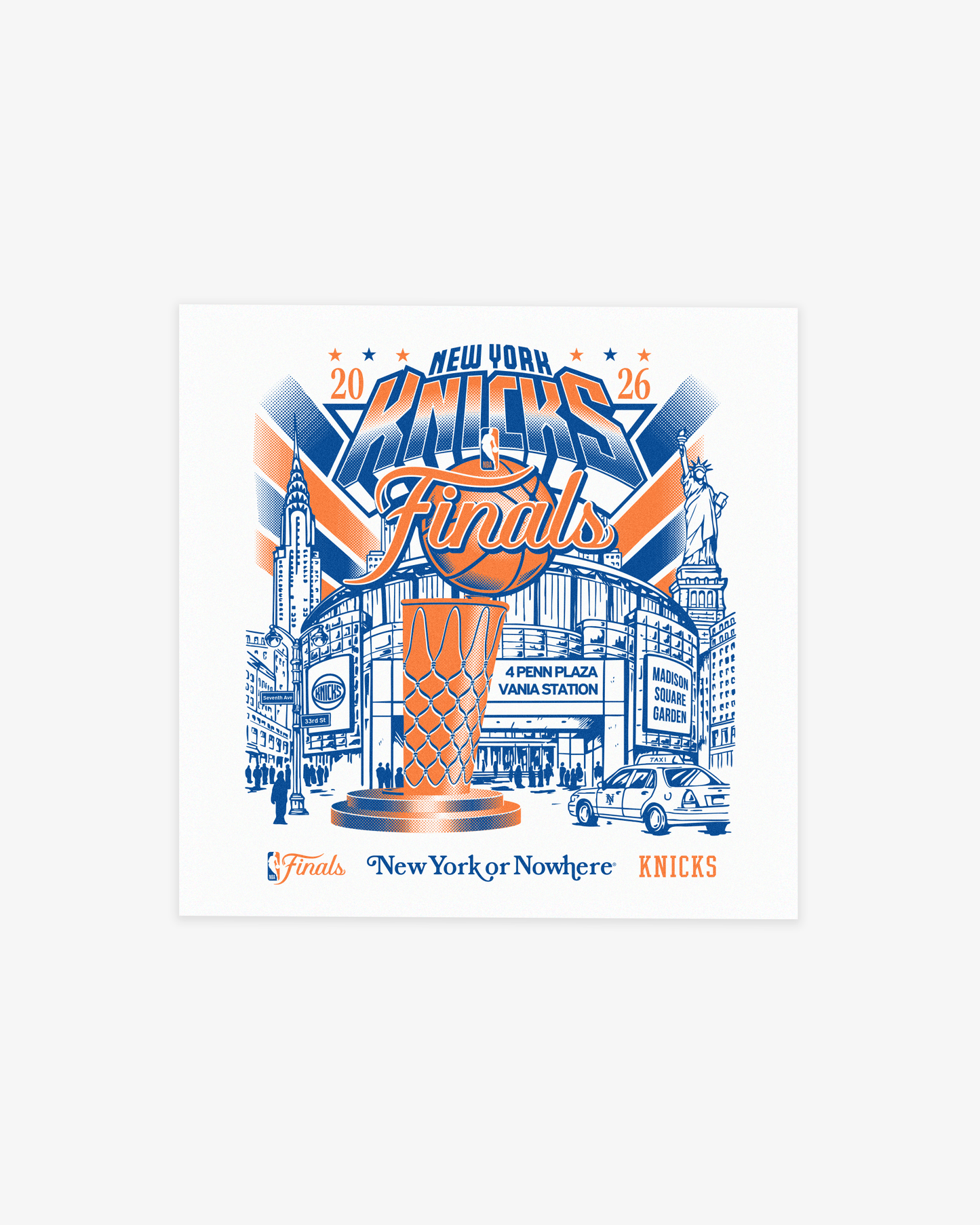 NYON Knicks 2026 NBA Finals Art Print