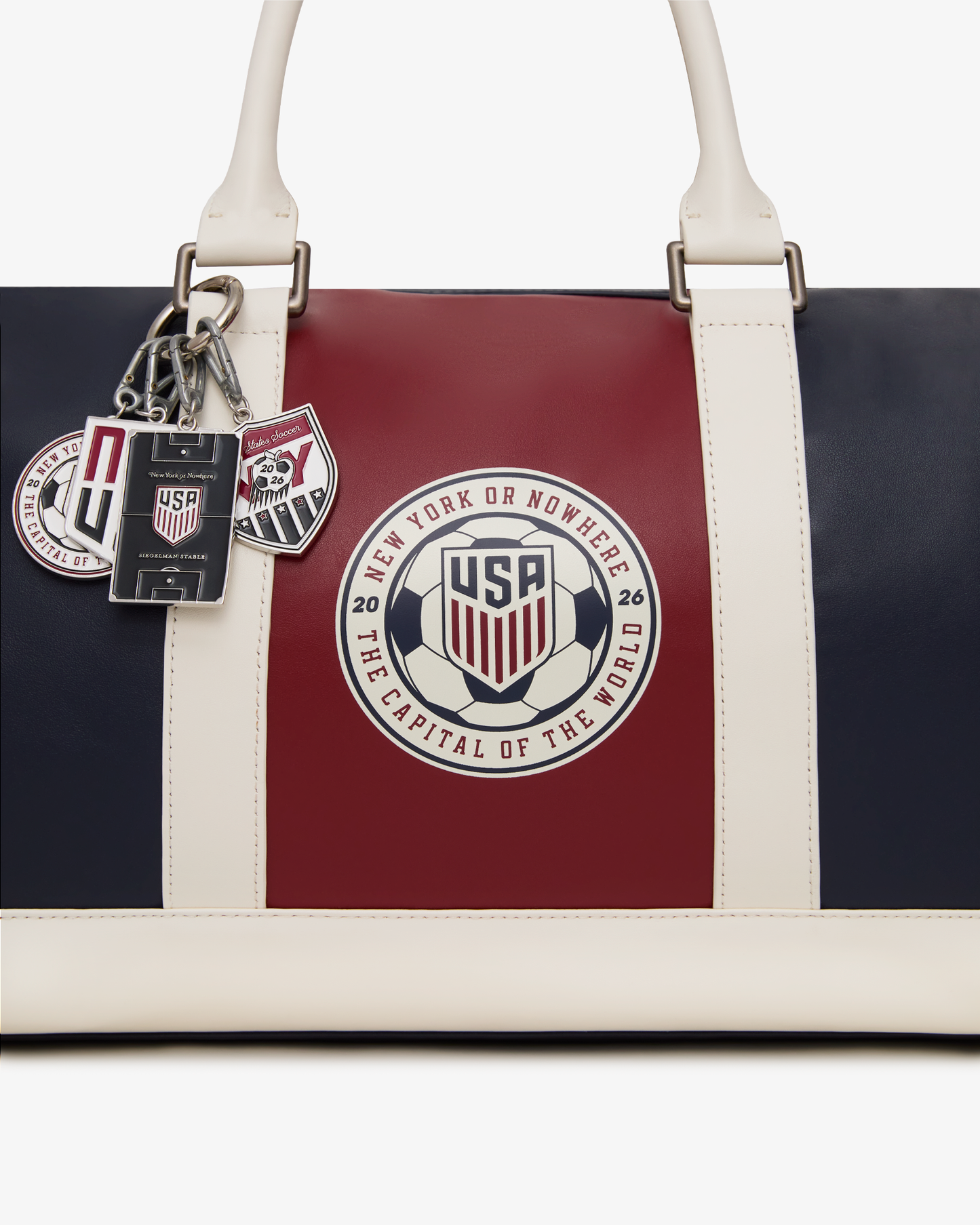 US Soccer Striker Bag Charm - Pack of 4