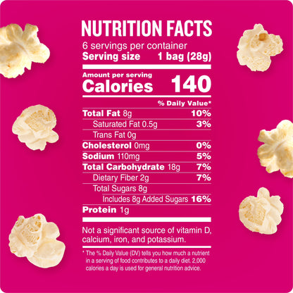 Angie's BOOMCHICKAPOP sweet and salty (kit with 6 small bags)