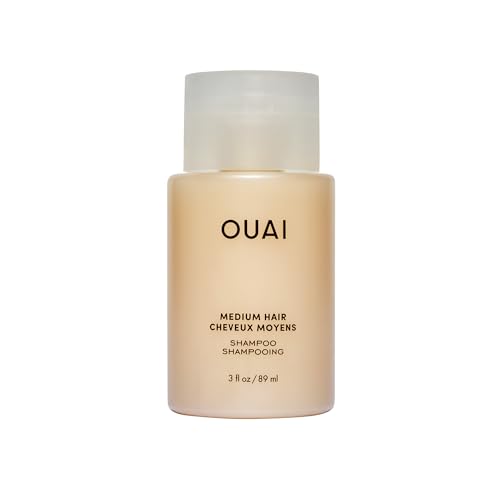OUAI Fine Hair Shampoo - Travel Size (3 Fl Oz)