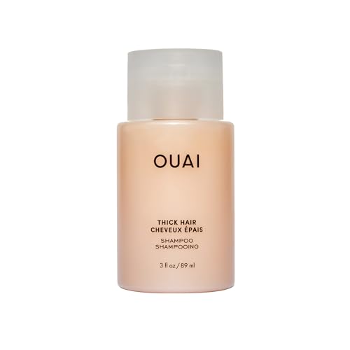 OUAI Thick Hair Shampoo - Refillable Size (32 Fl Oz)