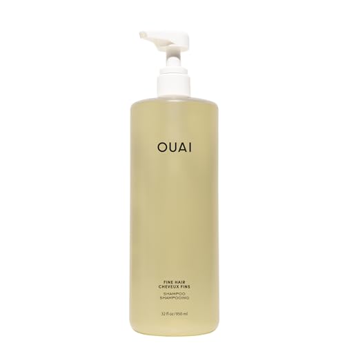 OUAI Thick Hair Shampoo - Refillable Size (32 Fl Oz)