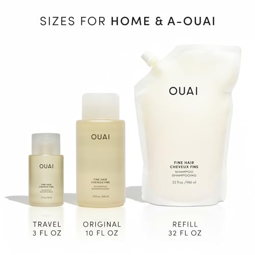 OUAI Thick Hair Shampoo - Travel Size (3 Fl Oz)