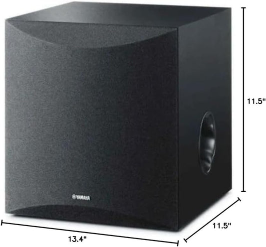 Pre-Owned YAMAHA 8" 100W Powered Subwoofer - Black (NS-SW050BL)