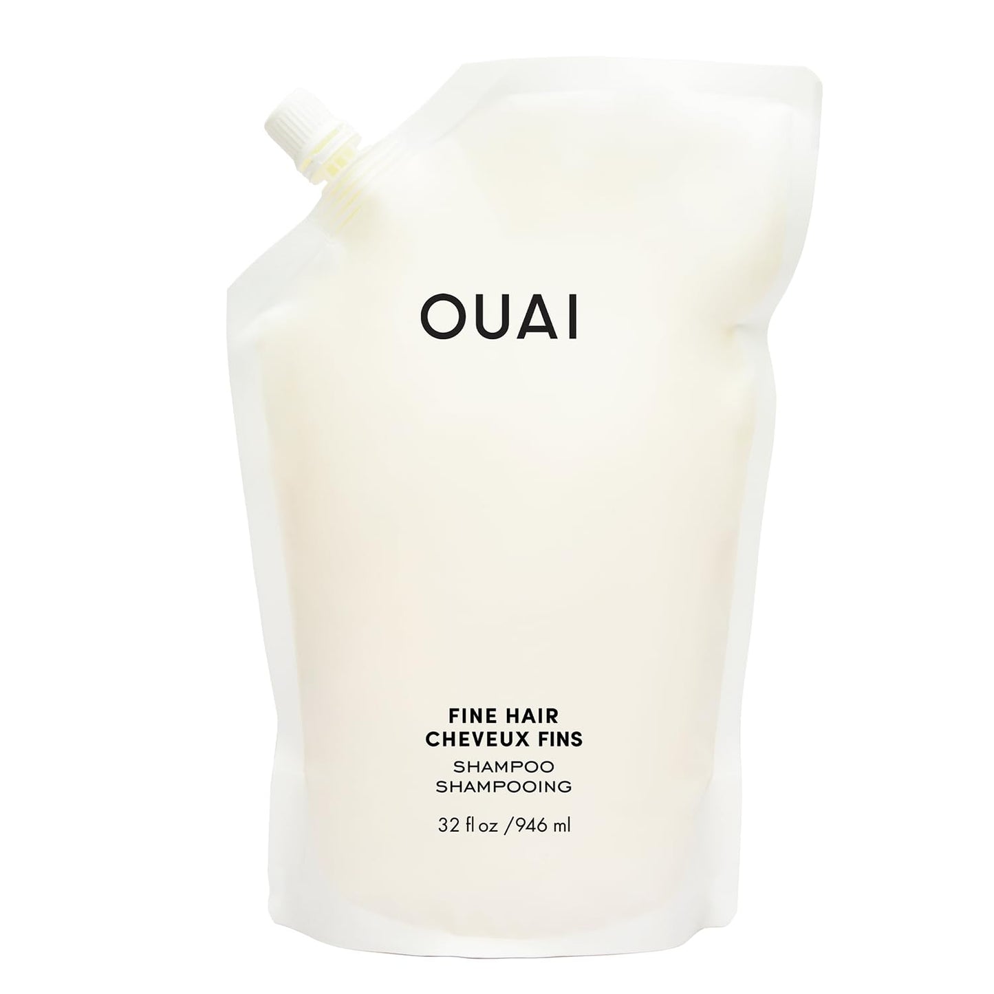 OUAI Fine Hair Shampoo - Liter Size (32 Fl Oz)