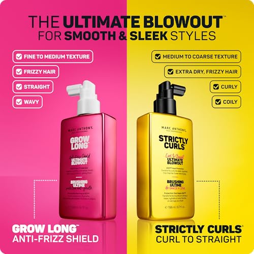 Marc Anthony Grow Long Ultimate Blowout Anti-Frizz Heat Protection Spray