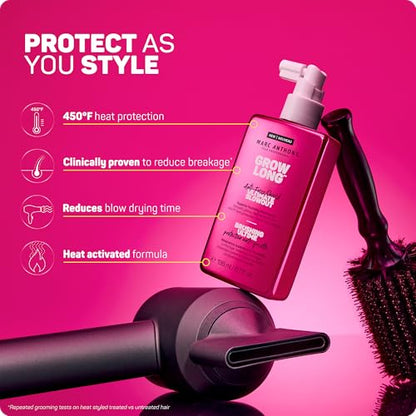 Marc Anthony Grow Long Ultimate Blowout Anti-Frizz Heat Protection Spray