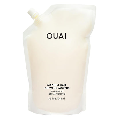 OUAI Medium Hair Shampoo - Liter Size (32 Fl Oz)