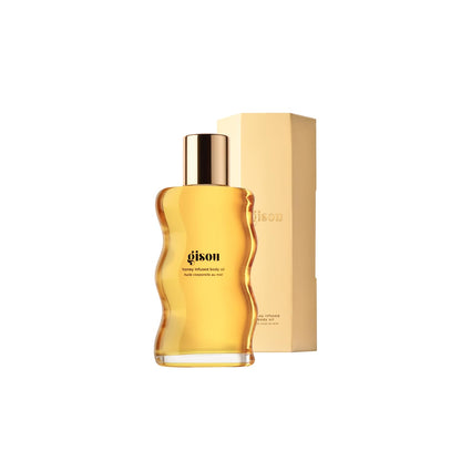 Gisou Honey Infused Body Oil - Honey Gold (1.5 Fl Oz) | Deeply hydrates &amp; visibly firms skin, lightweight &amp; fast-absorbing, 98% naturally-derived formula