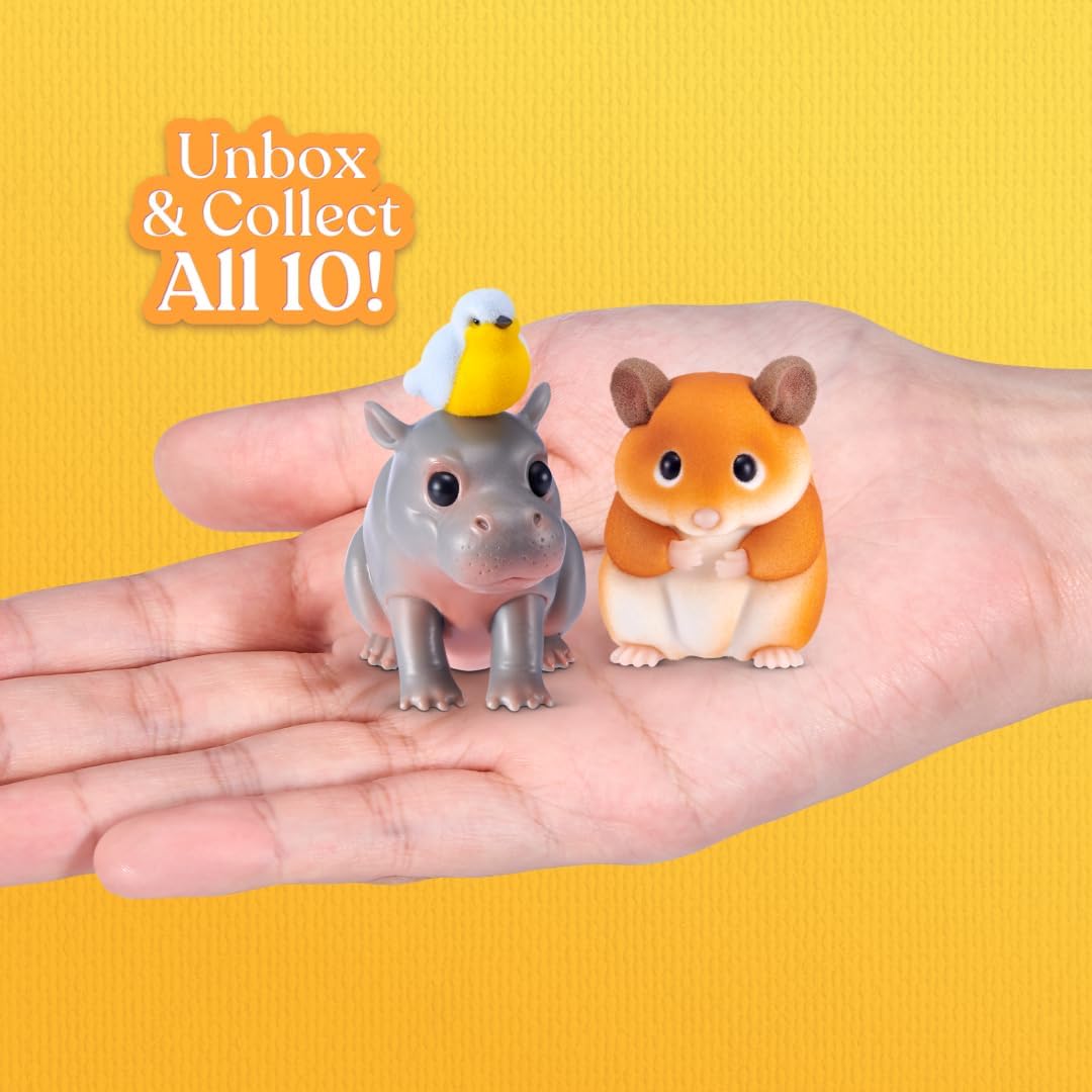 My Mini Pet Series 1 By ZURU | Detailed mini pet — puppy, kitten, hedgehog & more; habitat + accessories; 10+ sets to collect; play, display & gift