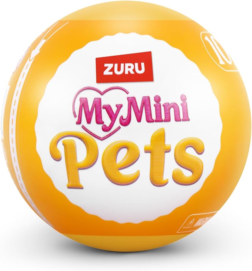 My Mini Pet Series 1 By ZURU | Detailed mini pet — puppy, kitten, hedgehog & more; habitat + accessories; 10+ sets to collect; play, display & gift
