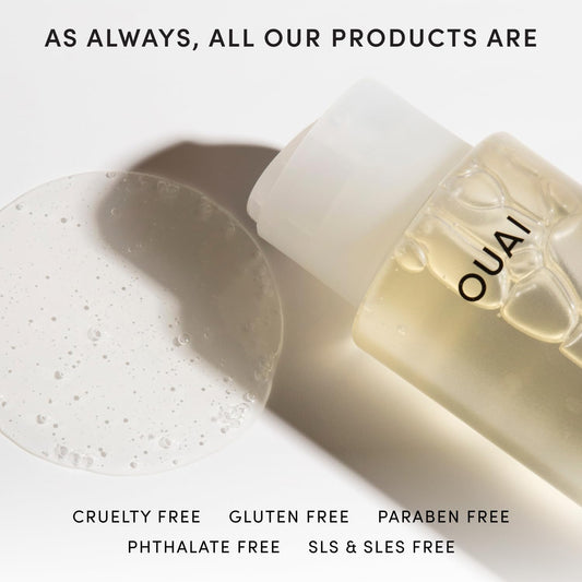 OUAI Thick Hair Shampoo - Liter Size (32 Fl Oz)