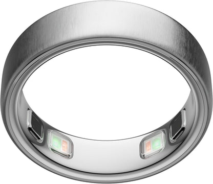 Oura Ring 5 - O Anel Inteligente Mais Pequeno do Mundo - Sono, Atividade, Saúde Feminina, Conselheiro de IA, 1 Semana de Bateria, Descubra Seu Tamanho Antes de Comprar, Compatível com Android e iOS
