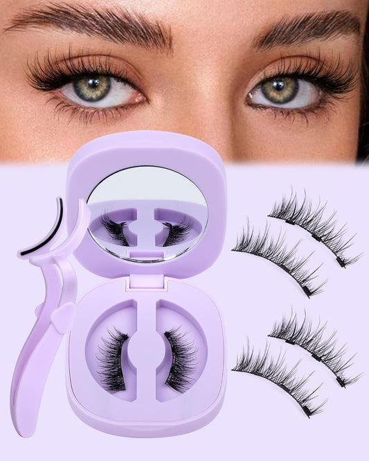 Cat Eye Magnetic Eyelashes with Applicator