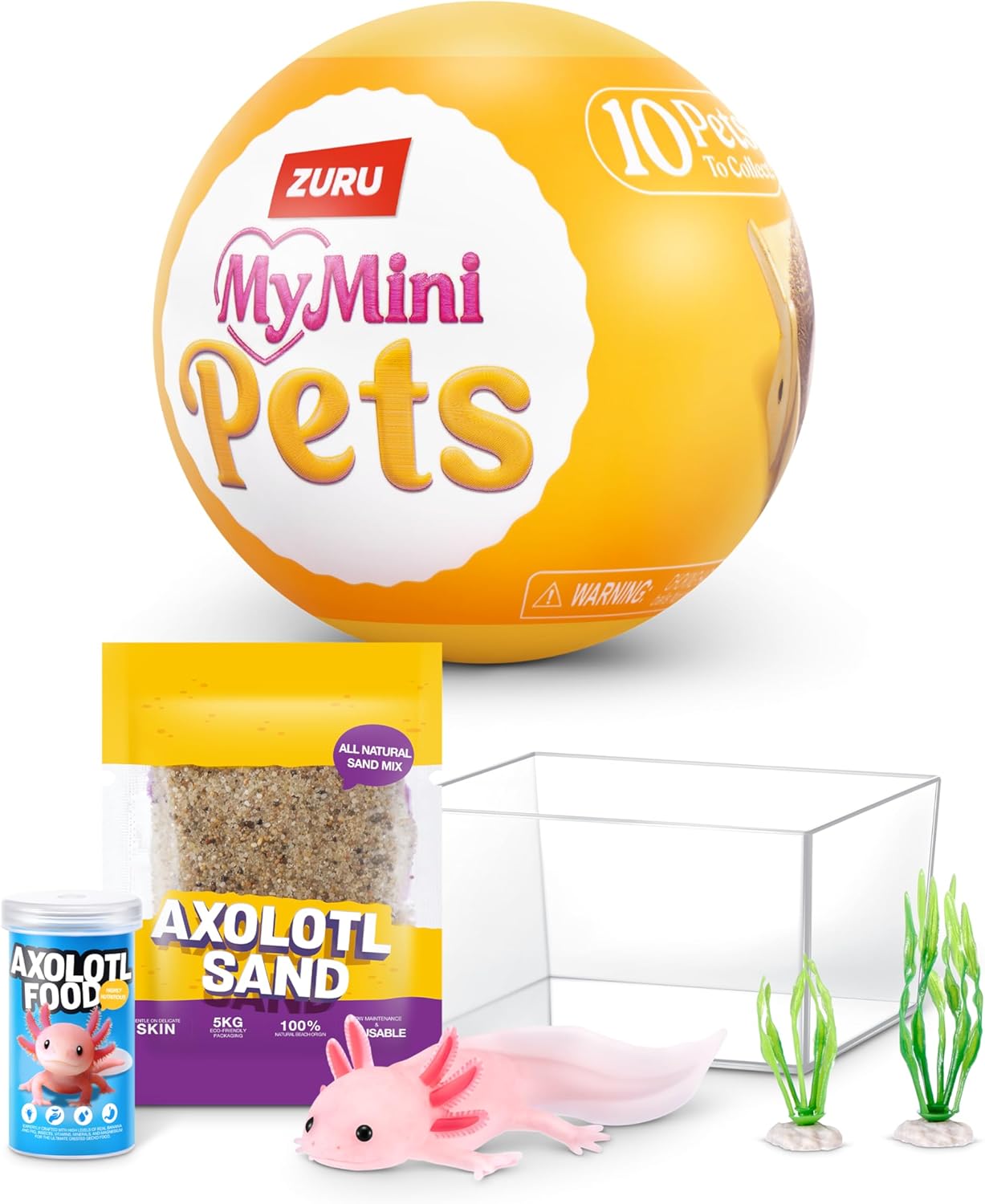 My Mini Pet Series 1 By ZURU | Detailed mini pet — puppy, kitten, hedgehog & more; habitat + accessories; 10+ sets to collect; play, display & gift