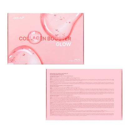 medicube Glass Skin Collagen Trial Kit - Mini Skincare Set | Korean Skincare Set, Ideal Gifts for women, 4-Step Skincare Set for glowy skin, Travel Eseentials