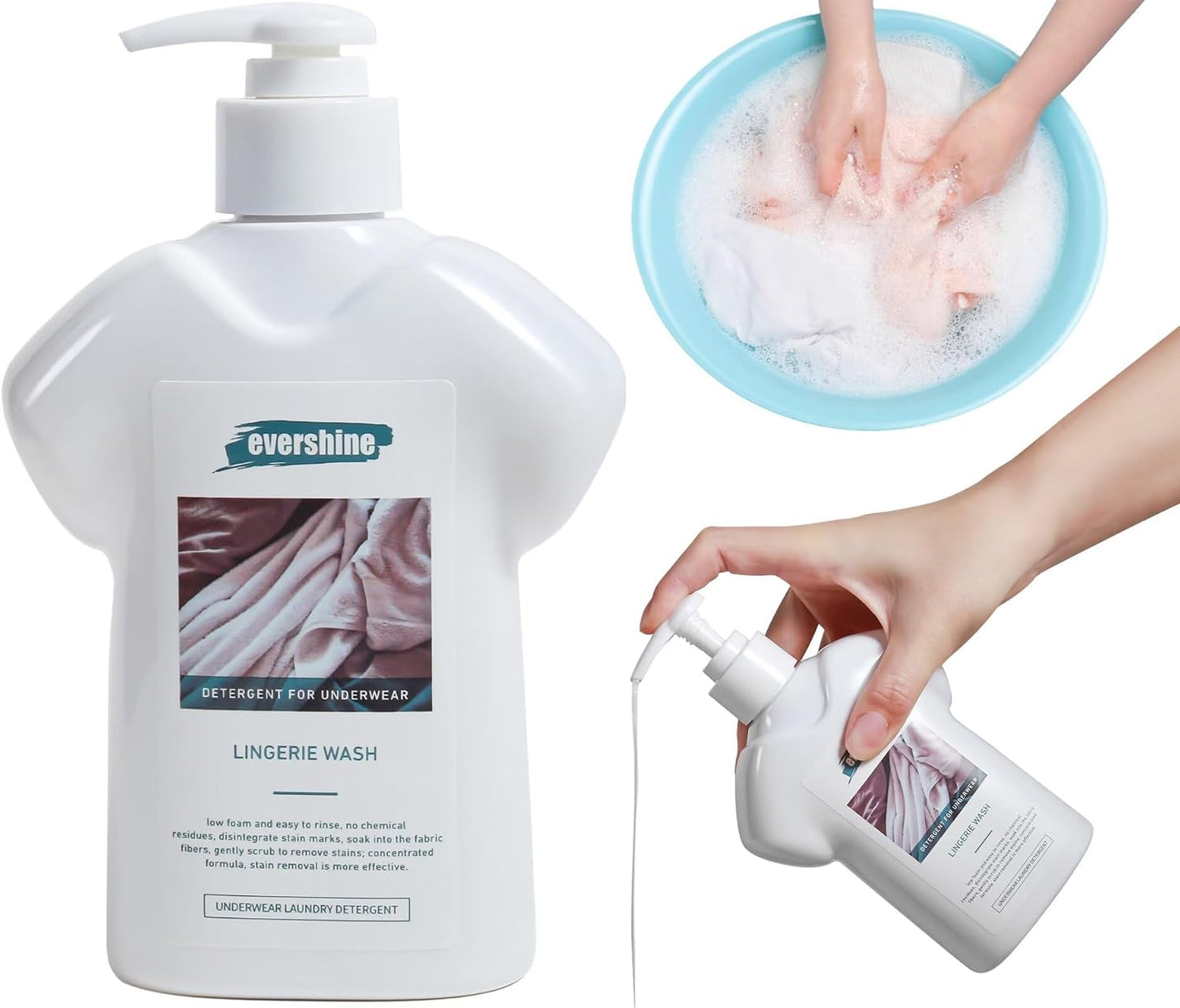 Lingerie Detergent - Double Concentrated, Lady Scented, Delicate Underwear Cleaning Liquid - 10.14 Fl Oz (1,Orange&amp;Lily)