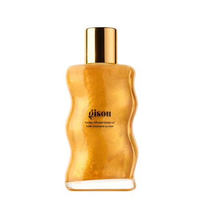 Gisou Honey Infused Body Oil - Honey Gold (1.5 Fl Oz) | Deeply hydrates &amp; visibly firms skin, lightweight &amp; fast-absorbing, 98% naturally-derived formula