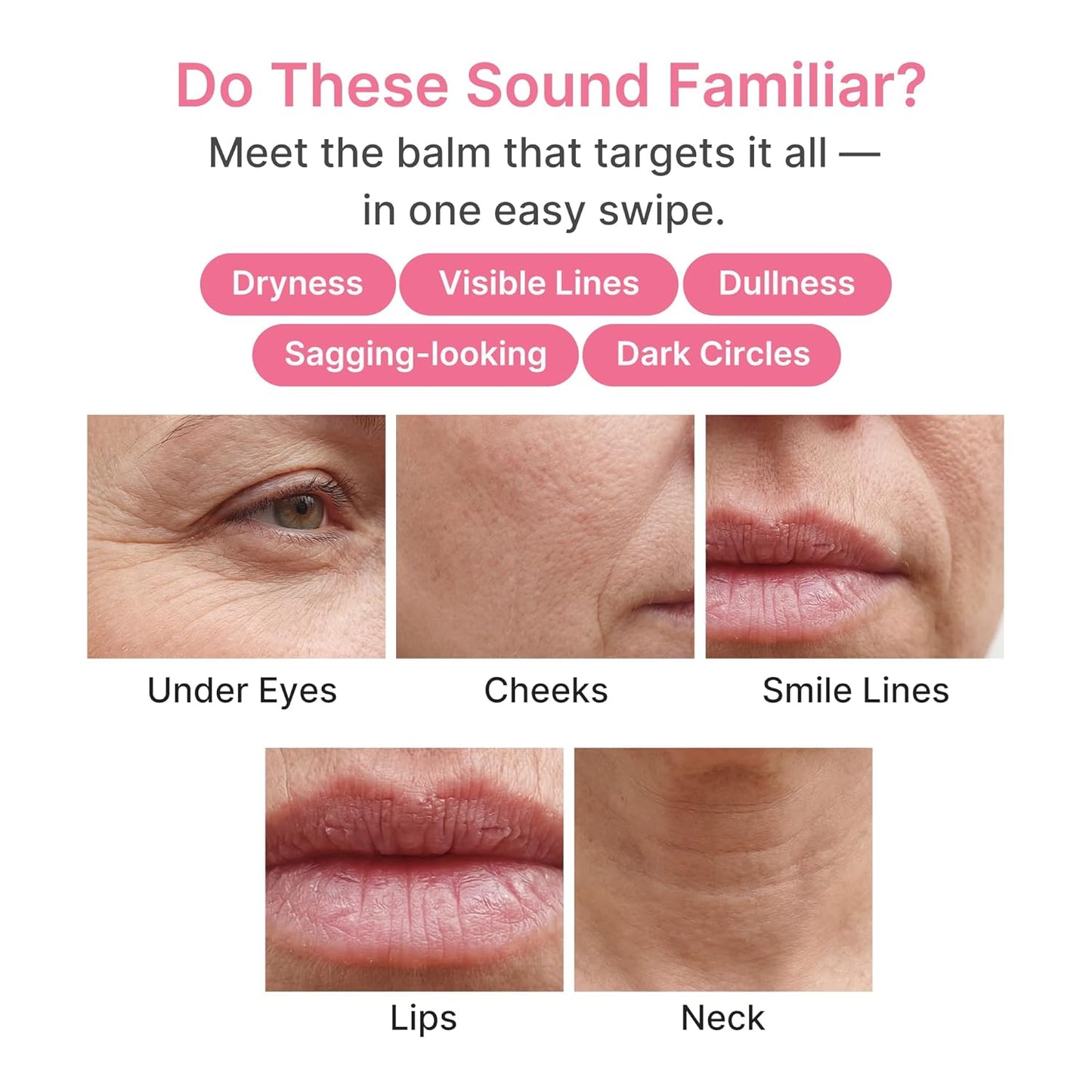 medicube PDRN Pink Collagen Volume Multi Balm Stick - Face & Body Balm | Volufiline, PDRN, NAD, Collagen - Under-Eyes, Neck, Forehead, Smile Lines, Lips, Plumping & Radiance for Line Care, K-B
