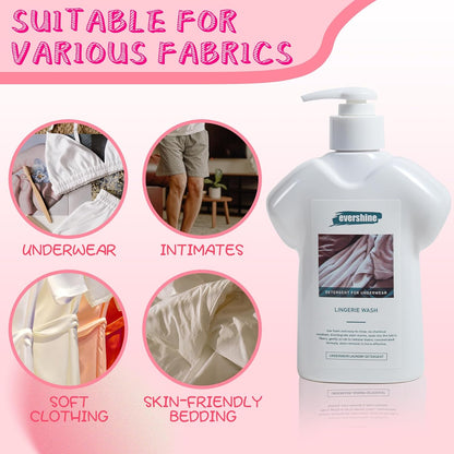 Lingerie Detergent - Double Concentrated, Lady Scented, Delicate Underwear Cleaning Liquid - 10.14 Fl Oz (1,Orange&amp;Lily)
