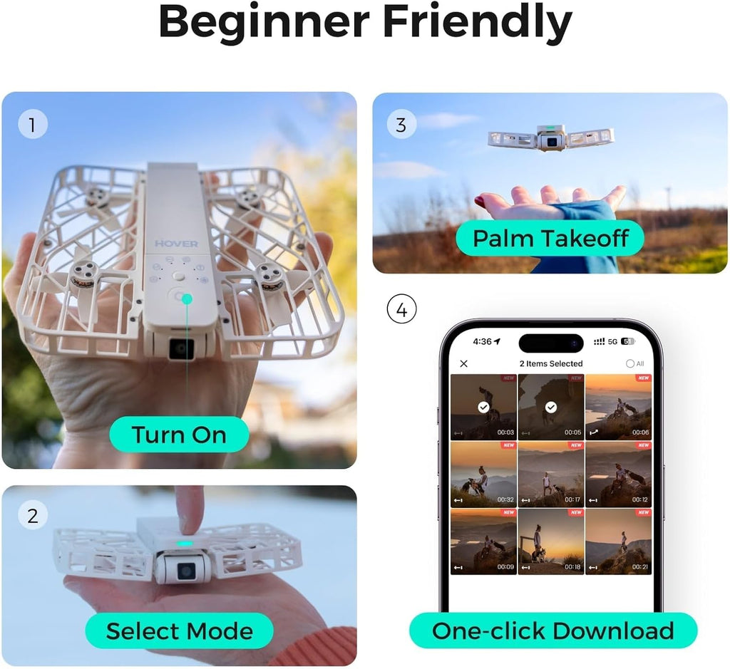 HOVERAir X1 Drone with Camera (Combo Plus)