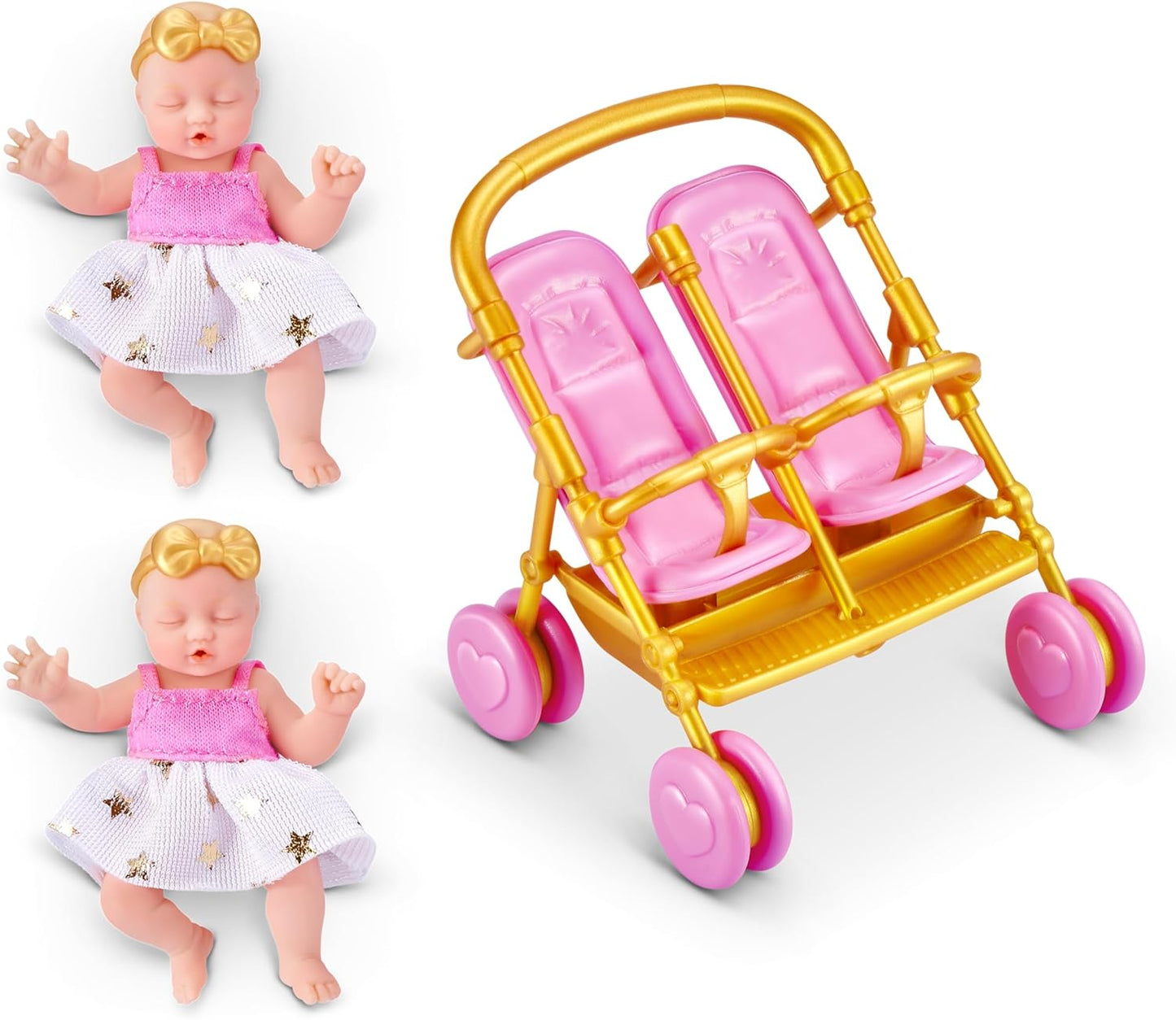 5 Surprise My Mini Baby Series 2 By ZURU, Collectible Mystery Capsule, Toy for Girls, Realistic Miniature Baby, Playset and Accessories (2 Capsules)