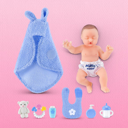 MY MINI Mom & Baby Surprise (Maria) By ZURU | newborn baby toy with bottle & baby accessories; realistic nurturing play; collect all 3; play & display; kids gift