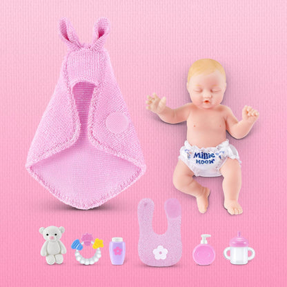 MY MINI Mom & Baby Surprise (Brittany) By ZURU | mini newborn toy with bottle baby accessories; realistic nurturing play; collect all 3; play & display; kids gift