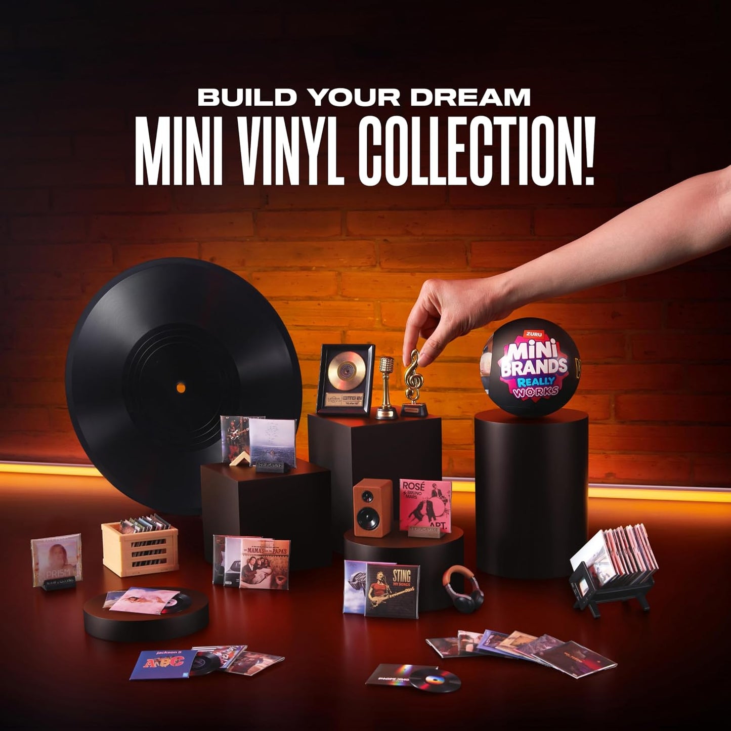 PRE-ORDER (August 21st) Mini Brands Really Works Vinyl Capsule Series 1 (2 Pack) by ZURU
