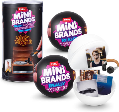 PRE-ORDER (August 21st) Mini Brands Really Works Vinyl Capsule Series 1 (2 Pack) by ZURU