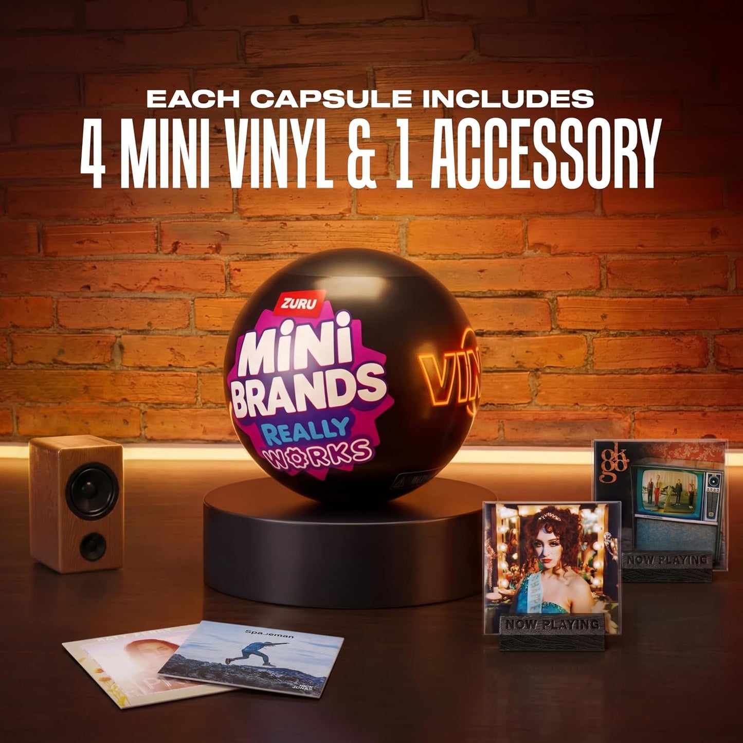 PRE-ORDER (August 21st) Mini Brands Really Works Vinyl Capsule Series 1 (2 Pack) by ZURU
