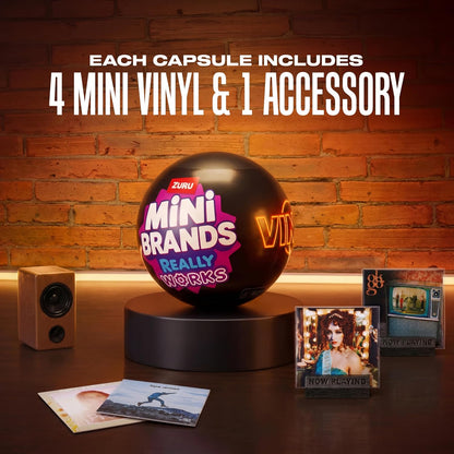 PRE-ORDER (August 21st) Mini Brands Really Works Vinyl Capsule Series 1 (2 Pack) by ZURU