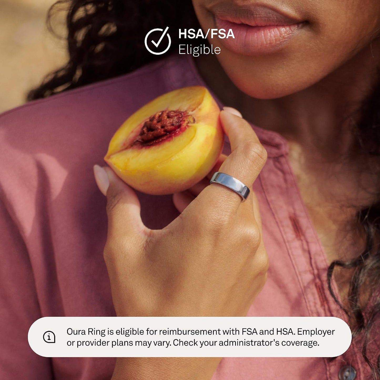 Oura Ring 5 - O Anel Inteligente Mais Pequeno do Mundo - Sono, Atividade, Saúde Feminina, Conselheiro de IA, 1 Semana de Bateria, Descubra Seu Tamanho Antes de Comprar, Compatível com Android e iOS