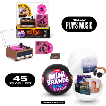 PRE-ORDER (August 21st) Mini Brands Really Works Vinyl Capsule Series 1 (2 Pack) by ZURU