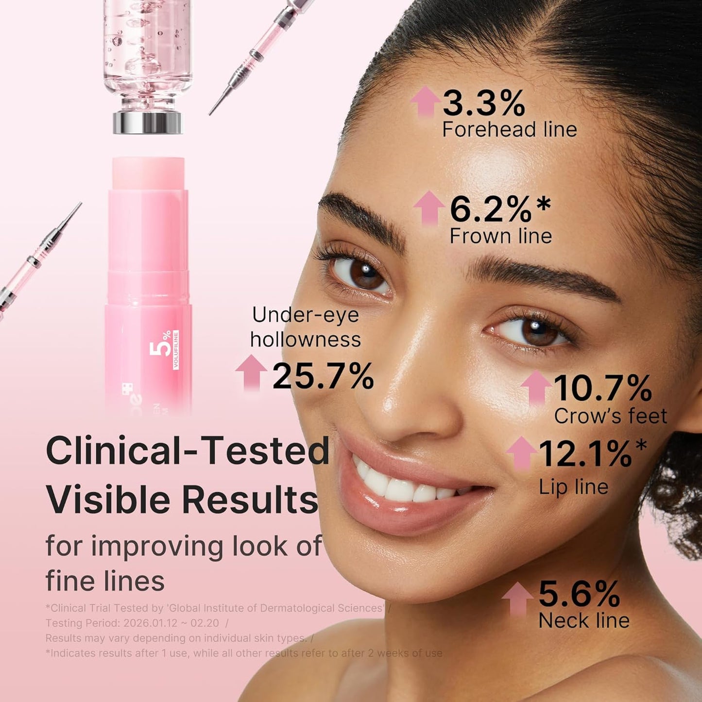 medicube PDRN Pink Collagen Volume Multi Balm Stick - Face & Body Balm | Volufiline, PDRN, NAD, Collagen - Under-Eyes, Neck, Forehead, Smile Lines, Lips, Plumping & Radiance for Line Care, K-B