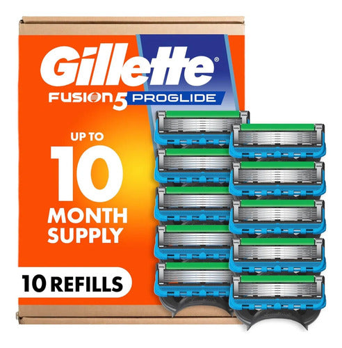 Gillette Fusion5 Proglide Razor Blade Refills Com 10