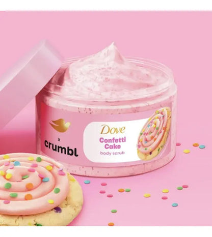 Dove Crumbl Exfoliating Body Scrub, 15 Oz Confetti Cake Frag