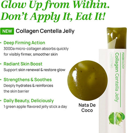 Foodology Minerals/vitamins Coleology Cutting Jelly Gummies  Green Apple