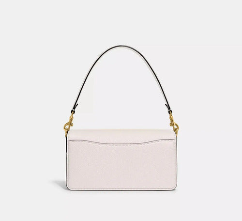 Coach Tabby Shoulder Bag 26 Off White - Ch857 White Plain Gold