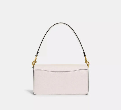 Coach Tabby Shoulder Bag 26 Off White - Ch857 White Plain Gold