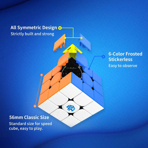 Gan - 356 R, Speed Cube 3x3 S 356r Magic Cube (without Stick White