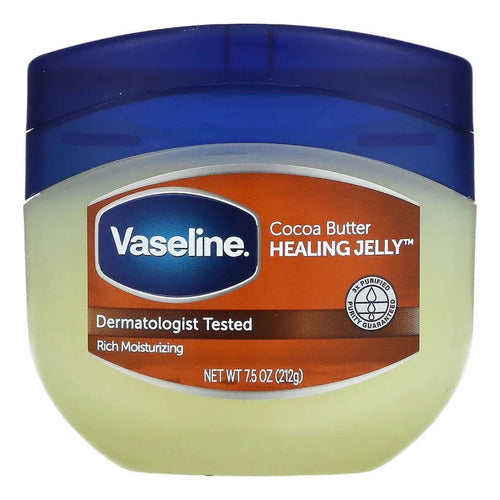 Vaseline Geleia de Manteiga de Cacau Curativa 212g - Original