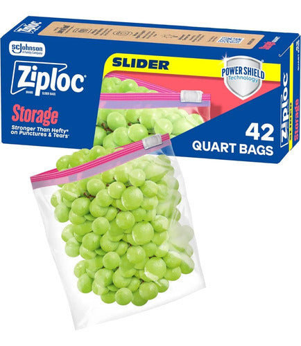 Sacos Ziploc Deslizantes para Armazenamento de Alimentos