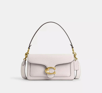 Coach Tabby Shoulder Bag 26 Off White - Ch857 White Plain Gold