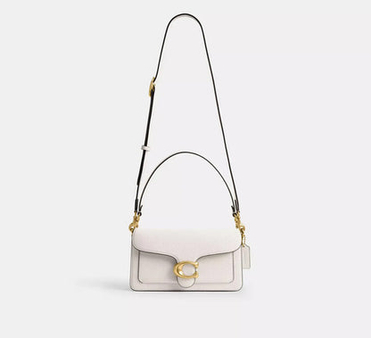 Coach Tabby Shoulder Bag 26 Off White - Ch857 White Plain Gold