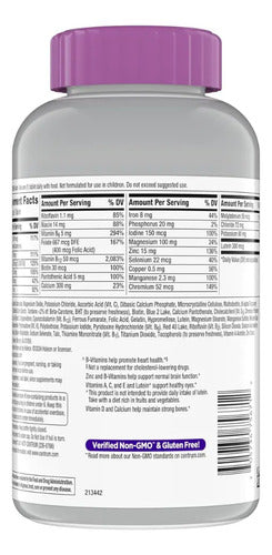 Centrum Minerals/vitamins Centrum Silver Women Tablets Unit  Val: 06/24